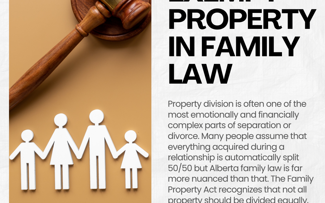 Exempt Property in Family Law: What Is Protected and How to Prove It