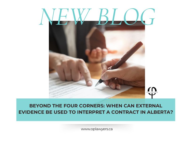 Contract Disputes: When Can External Evidence Be Used to Interpret a Contract in Calgary, Alberta?
